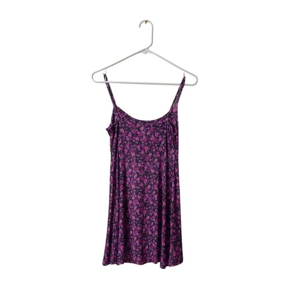 Topshop Pink Floral Mini Slip Dress UK 6 US 2 Lightweight Polyester Blend - Picture 2 of 4